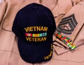 Vietnam Vet Gunnery Sergeant Shirt, Service Awards & Hat