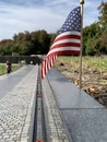 Vietnam Veterans Memorial Wall Royalty Free Stock Photo