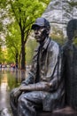 vietnam veterans memorial wall with reflection Royalty Free Stock Photo