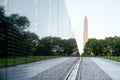 The Vietnam Veterans Memorial in Washington D. C.