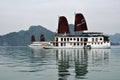 Vietnam - View of Ha Long Bay with cruise boats