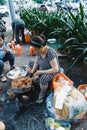 Vietnamese braised beef offal or beef offal stew pha lau : It`s a popular snack in southern Vietnam, Vietnamese street food