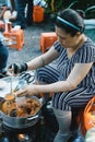 Vietnamese braised beef offal or beef offal stew pha lau : It`s a popular snack in southern Vietnam, Vietnamese street food