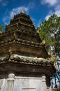 Thien Mu Pagoda, Hue, Vietnam. Traditional vietnamese temple architecture. Royalty Free Stock Photo