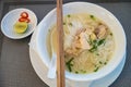 Vietnamese chicken rice noodle soup bow Royalty Free Stock Photo