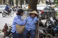 Vietnamese city women cleaners