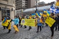Protest against Russian Invasion of Ukraine in Montreal, Canada