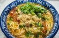 Vietnamese crab and tomato noodle soup Bun Rieu Cua