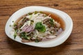 Vietnamese cuisine - Pho Bo soup Royalty Free Stock Photo