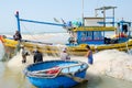 Vietnamese fishers at work