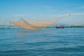 Vietnamese fishing boats on the Vin Cura Dai river near Hoi An
