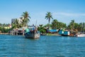 Vietnamese fishing boats on the Vin Cura Dai river near Hoi An