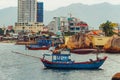 Vietnamese fishing vessels in Nha Trang