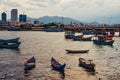 Vietnamese fishing vessels in Nha Trang