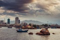 Vietnamese fishing vessels in Nha Trang