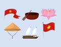 vietnamese flat icons