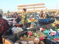 Vietnamese floating market