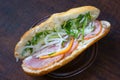 Vietnamese food, banh mi Royalty Free Stock Photo