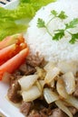 Vietnamese food, bo luc lac, beef Royalty Free Stock Photo