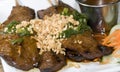 Vietnamese food bo nuong sate grilled beef
