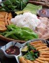 Vietnamese food, bun dau mam tom