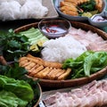 Vietnamese food, bun dau mam tom