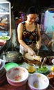 Vietnamese food, duck porridge