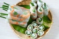 Vietnamese food, goi cuon, salad roll