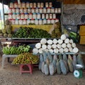 Vietnamese food store, outdoor farmer market