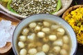 Vietnamese food, sweet lotus seed gruel Royalty Free Stock Photo