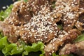 Vietnamese fried chicken with sesame seeds