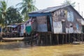 Vietnamese house at the Mekong Delta