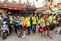 Vietnamese kids leaving class