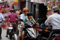 Vietnamese lantern street, mid autumn festival