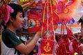 Vietnamese lantern street, mid autumn festival