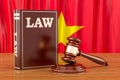 Vietnamese law and justice concept, 3D