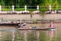 Vietnamese motorized canoe