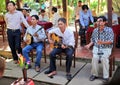 Vietnamese musicians Royalty Free Stock Photo