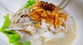 Vietnamese Noodle Soup or Guay Jab Yuan in Thailand Royalty Free Stock Photo