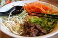 Vietnamese noodles Royalty Free Stock Photo