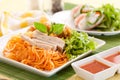 Vietnamese noodles,vetnamese cuisine Royalty Free Stock Photo