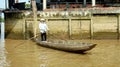 Vietnamese paddle boat lady