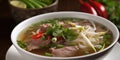 Vietnamese phobo soup