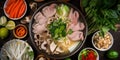 Vietnamese phobo soup Royalty Free Stock Photo