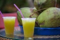 Vietnamese Reed Juice, Nuoc mia- It is fresh and cool for your hot summer. The sweet taste helps to release your stress Royalty Free Stock Photo