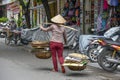 Vietnamese sales woman in Hanoi