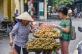 Vietnamese sales woman in Hanoi