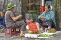 Vietnamese sales woman in Hanoi