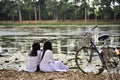 Vietnamese school girls