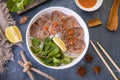 Vietnamese soup Royalty Free Stock Photo